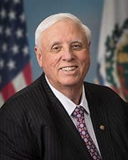 Official portrait of James Justice