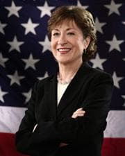 Official portrait of Susan Collins